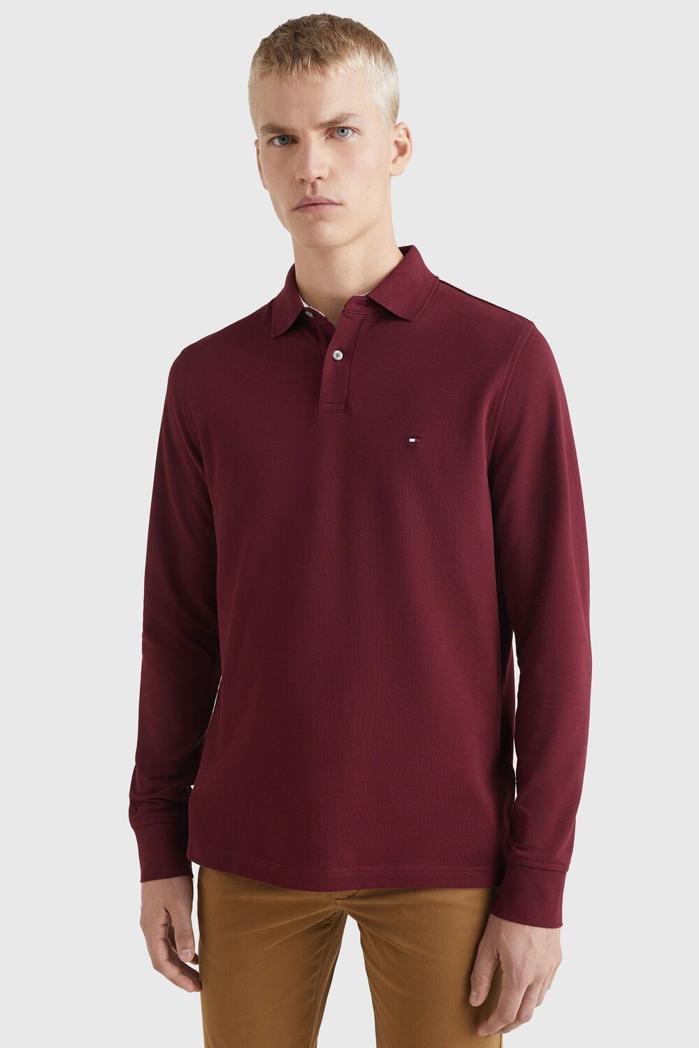 1985 г , рубашка поло обычного покроя с длинными рукавами Tommy Hilfiger, красный
1985 г , рубашка поло обычного покроя с длинными рукавами Tommy Hilfiger, красный