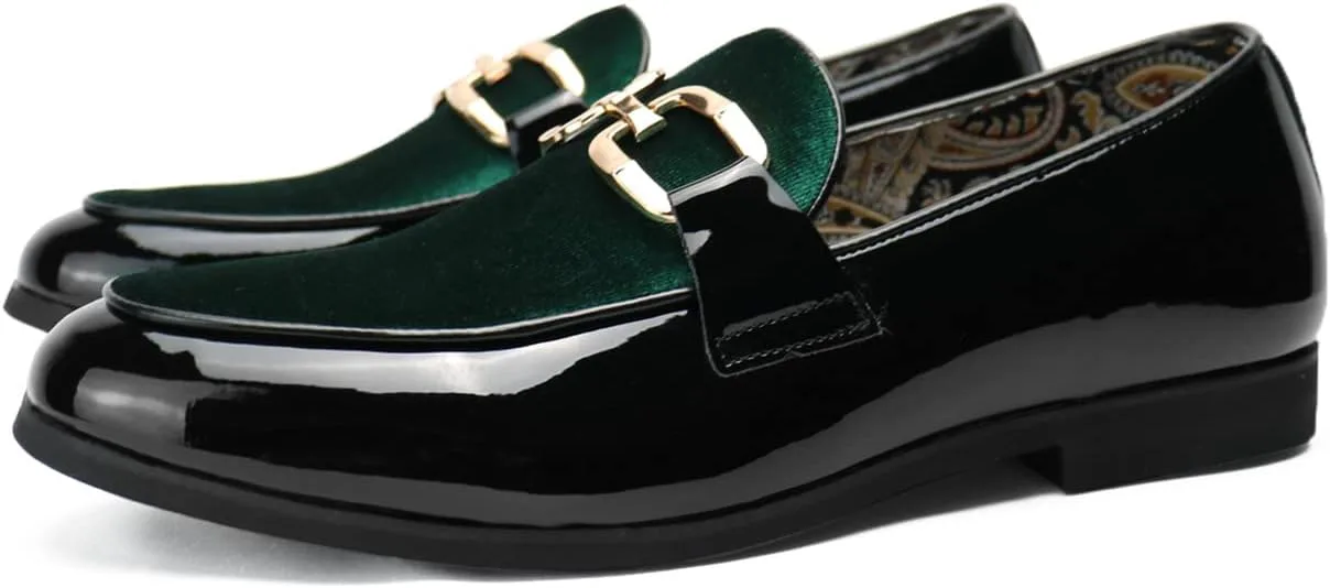 Мужские бархатные кожаные лоферы Santimon с золотой пластиной, модной ретро-подкладкой, без застежки, с отделкой «пени» для вечеринок и свадеб, зеленый
Мужские бархатные кожаные лоферы Santimon с золотой пластиной, модной ретро-подкладкой, без застежки, с отделкой «пени» для вечеринок и свадеб, зеленый