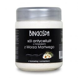 Соль для тела антицеллюлитная с минералами от Мартве - Грязь и Ромашка 550г BINGOSPA 
Соль для тела антицеллюлитная с минералами от Мартве - Грязь и Ромашка 550г BINGOSPA