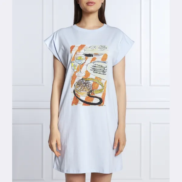 Платье + сумка для пикника Max&Co., синий 
Платье + сумка для пикника Max&Co., синий