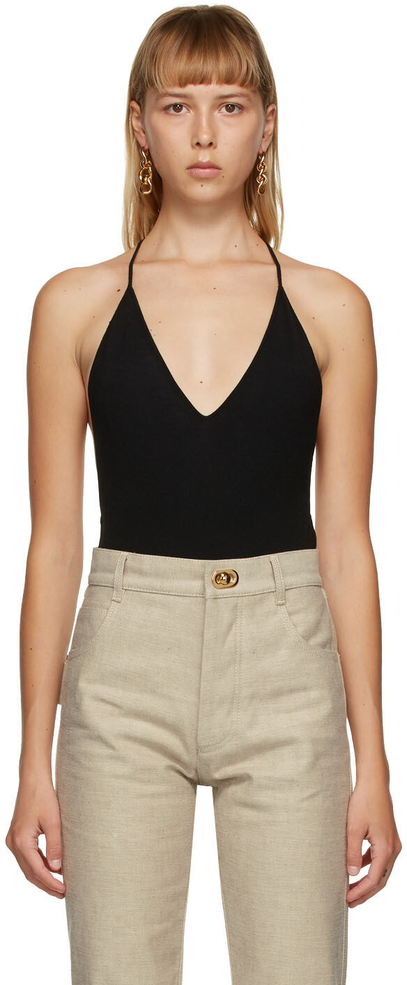 Черное боди из кашемира Bottega Veneta
Черное боди из кашемира Bottega Veneta