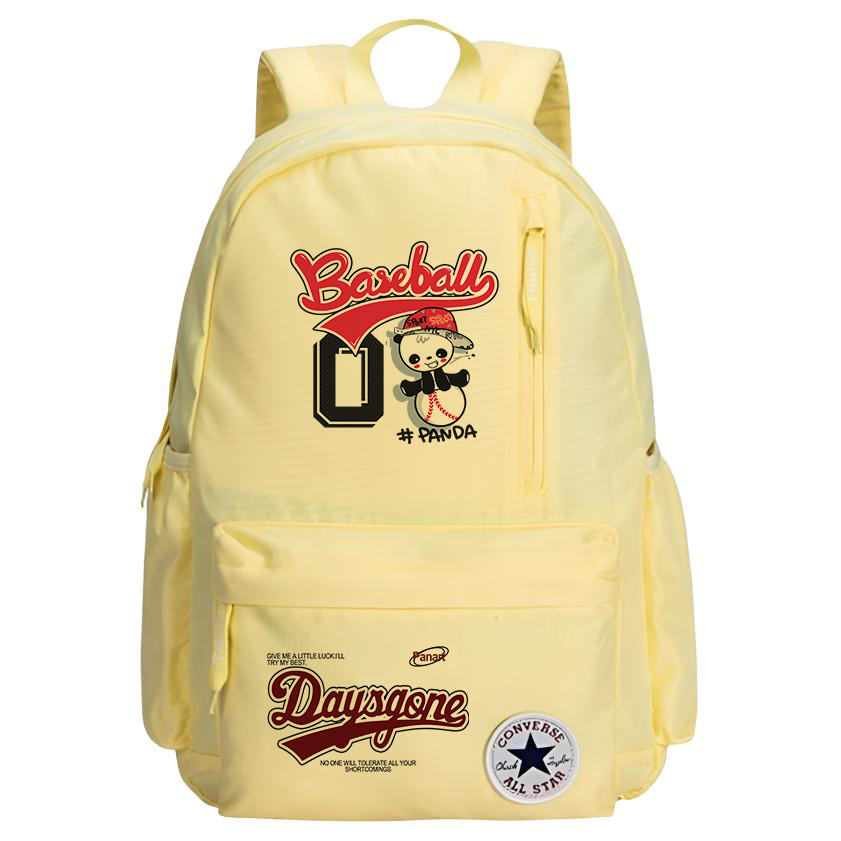 Converse Полиэстеровый рюкзак среднего размера унисекс с термопереносом цвета гусиное яйцо, Baseball Panda 
Converse Полиэстеровый рюкзак среднего размера унисекс с термопереносом цвета гусиное яйцо, Baseball Panda