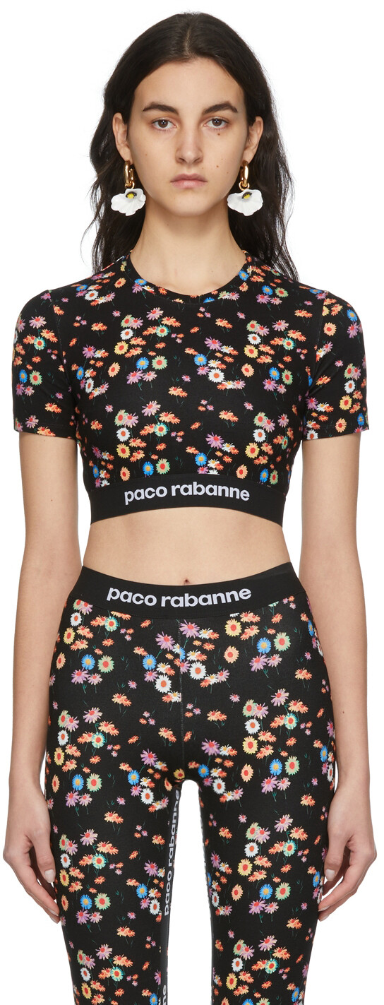 Эксклюзивная черная укороченная футболка SSENSE Capsule Active Paco Rabanne, Черный, Эксклюзивная черная укороченная футболка SSENSE Capsule Active Paco Rabanne
Эксклюзивная черная укороченная футболка SSENSE Capsule Active Paco Rabanne, Черный, Эксклюзивная черная укороченная футболка SSENSE Capsule Active Paco Rabanne