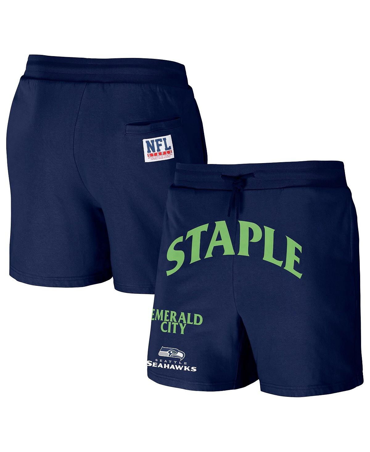 Мужские флисовые шорты nfl x staple navy seattle seahawks new age throwback vintage-like NFL Properties, синий
Мужские флисовые шорты nfl x staple navy seattle seahawks new age throwback vintage-like NFL Properties, синий