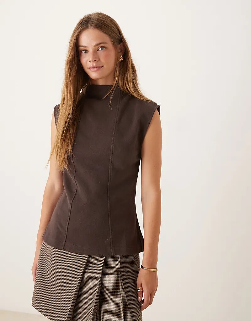 Супермягкая майка ASOS DESIGN с вырезом-лодочкой и отделкой в виде баски шоколадного цвета - КОРИЧНЕВЫЙ
Супермягкая майка ASOS DESIGN с вырезом-лодочкой и отделкой в виде баски шоколадного цвета - КОРИЧНЕВЫЙ