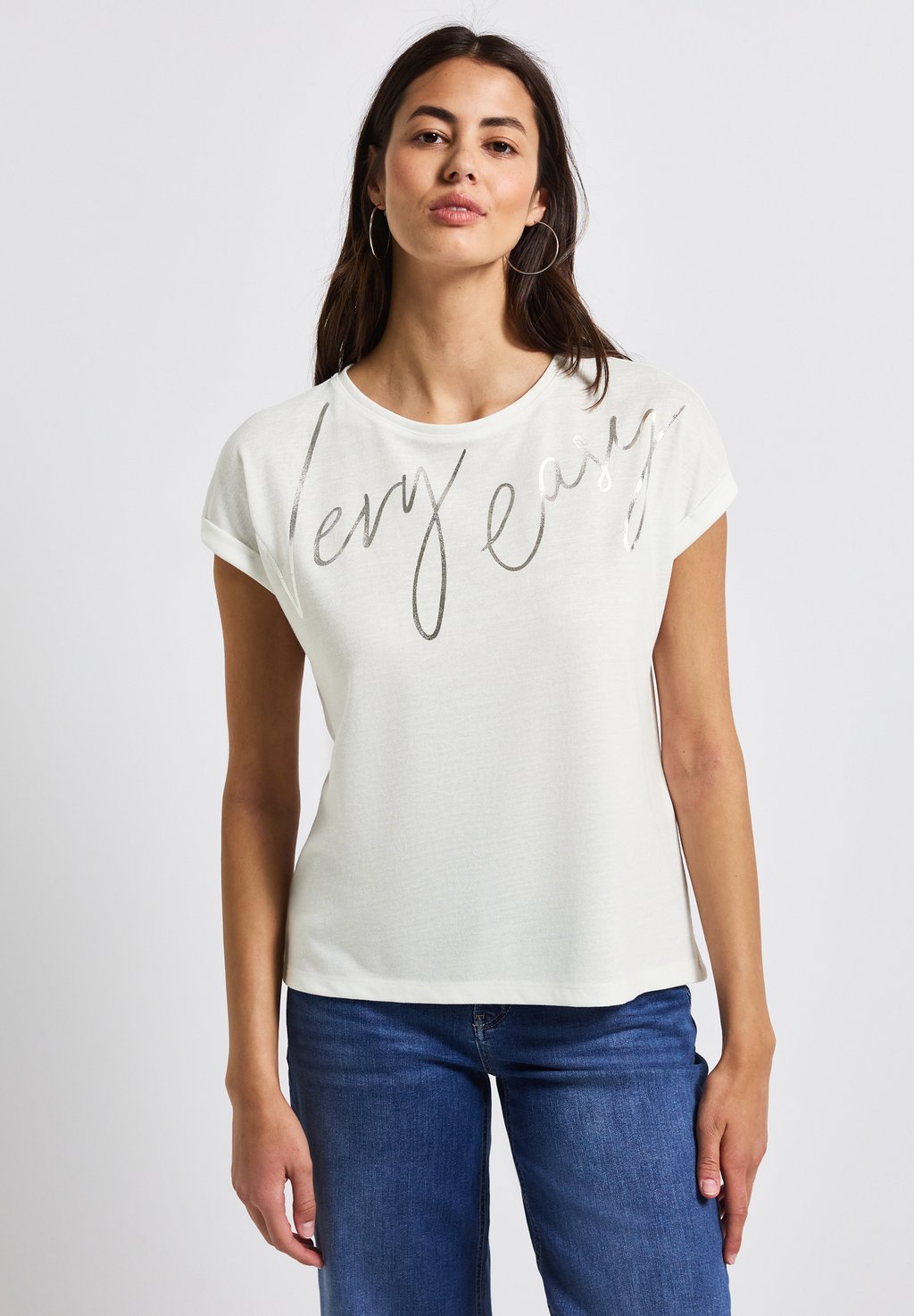 Футболка с принтом MIT FOLIEN WORDING Street One, кремовый
Футболка с принтом MIT FOLIEN WORDING Street One, кремовый