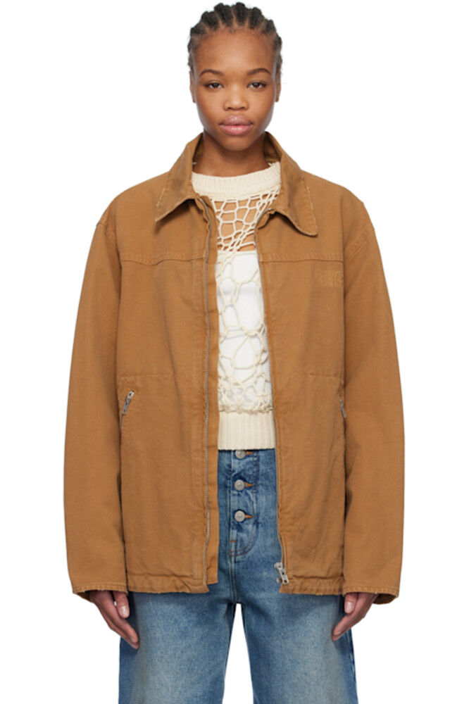 Куртка из загорелого холста MM6 Maison Margiela
Куртка из загорелого холста MM6 Maison Margiela