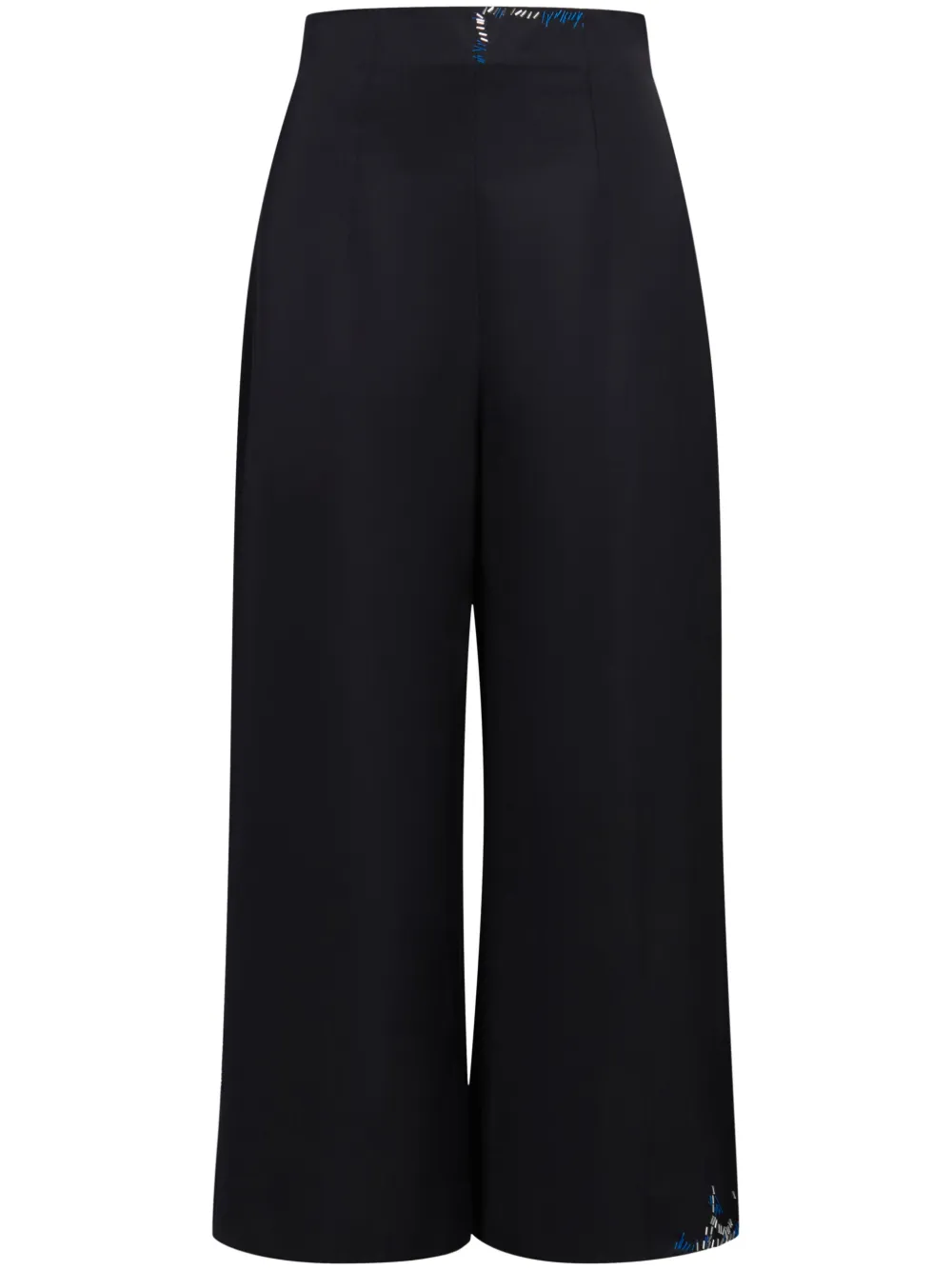 Укороченные брюки с декоративной строчкой Marni, синий
Укороченные брюки с декоративной строчкой Marni, синий