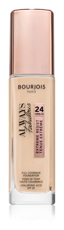 Тональный крем повышенной стойкости SPF 20 Bourjois Always Fabulous, оттенок 120 Ivoire Clair 30 мл
Тональный крем повышенной стойкости SPF 20 Bourjois Always Fabulous, оттенок 120 Ivoire Clair 30 мл
