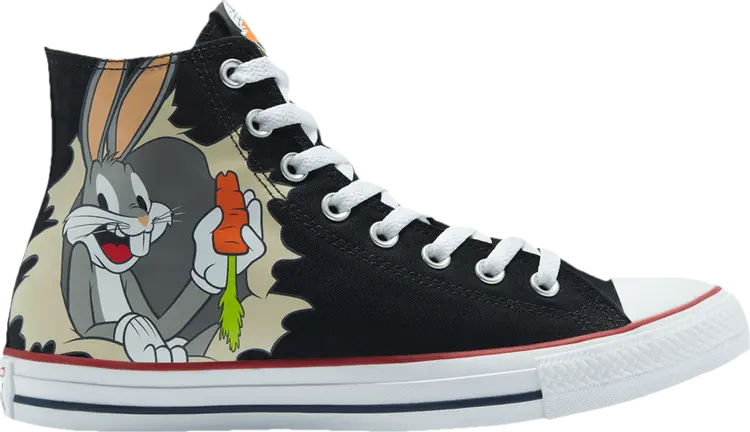 Кроссовки Converse Looney Tunes x Chuck Taylor All Star High 80th Anniversary - Bugs Bunnys Mischief, черный
Кроссовки Converse Looney Tunes x Chuck Taylor All Star High 80th Anniversary - Bugs Bunnys Mischief, черный