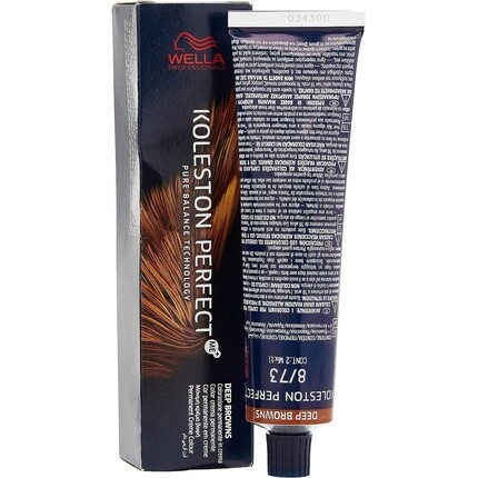 Koleston Perfect Me+ Темно-коричневые 8/73 60 мл, Wella
Koleston Perfect Me+ Темно-коричневые 8/73 60 мл, Wella