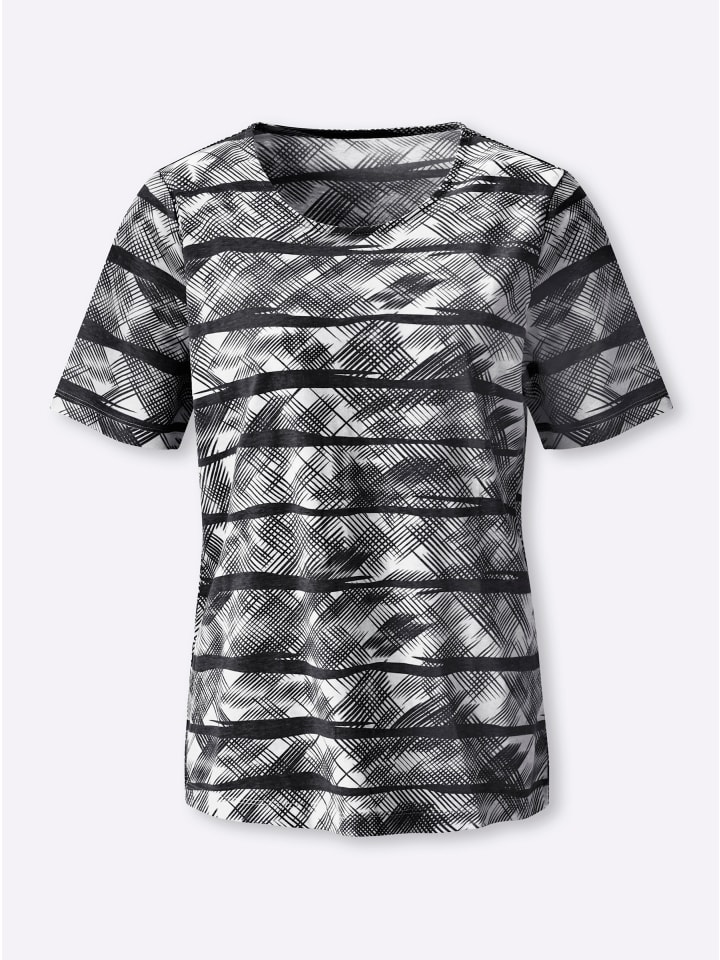 Рубашка с короткими рукавами в черно-бежевом цвете с принтом Sieh an!
Рубашка с короткими рукавами в черно-бежевом цвете с принтом Sieh an!