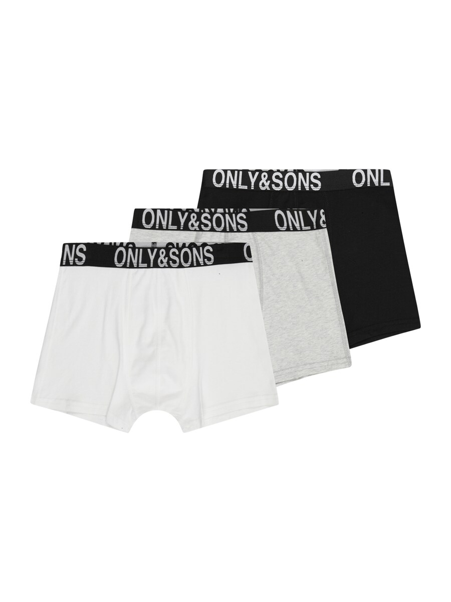 Трусы Only & Sons Junior OSJFITZ, серый/черный/белый
Трусы Only & Sons Junior OSJFITZ, серый/черный/белый