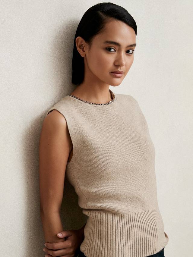 Топ-майка Nina Necklace Trim из шерстяной смеси Reiss, Neutral
Топ-майка Nina Necklace Trim из шерстяной смеси Reiss, Neutral