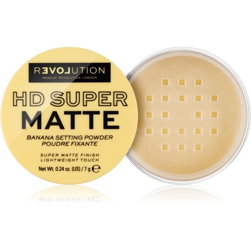 Revolution Relove HD Super Matte прозрачная фиксирующая пудра с матовым финишем оттенка Банан 7 г Inna Marka
Revolution Relove HD Super Matte прозрачная фиксирующая пудра с матовым финишем оттенка Банан 7 г Inna Marka
