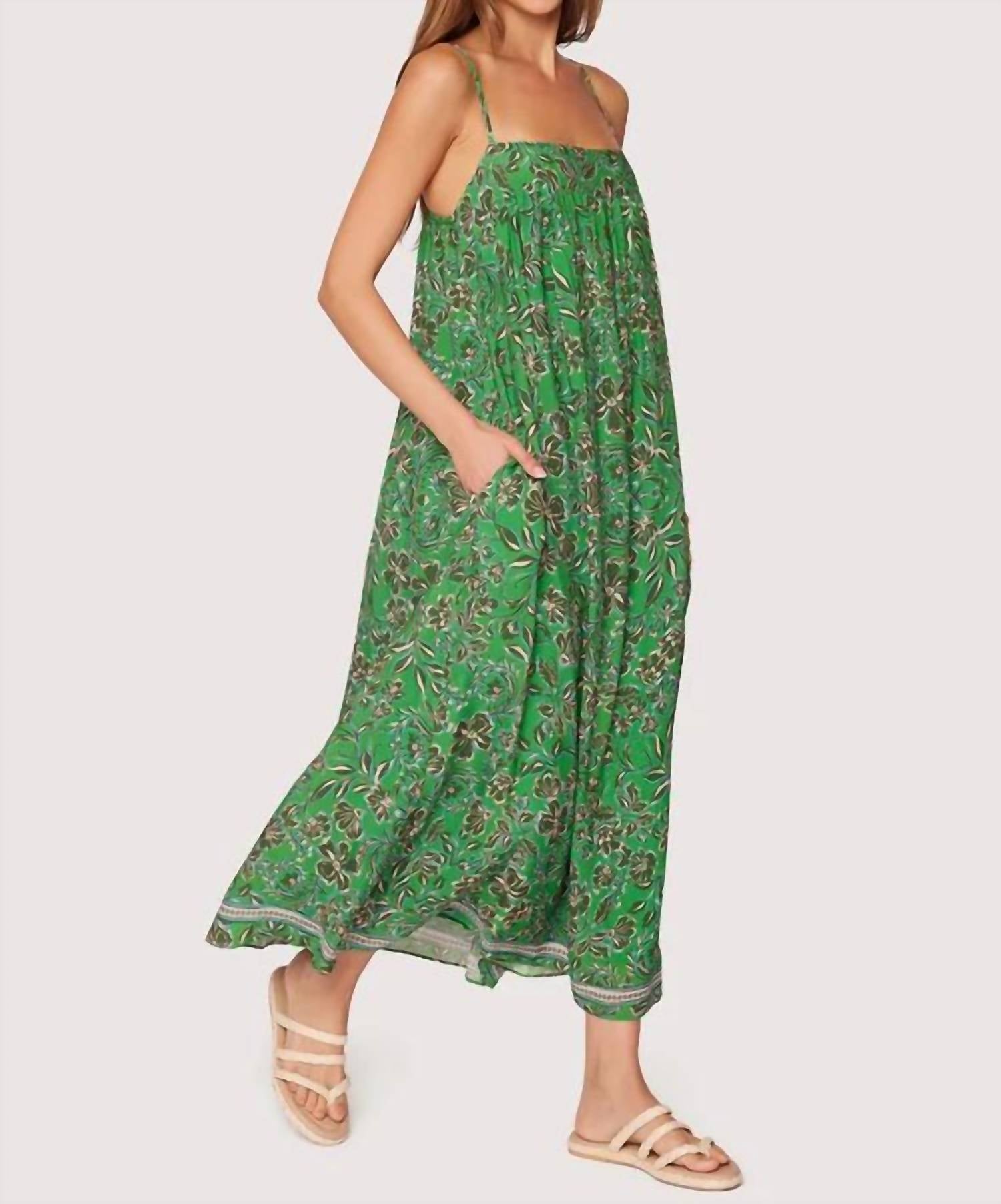 Платье макси Oasis от Eden с зеленым цветочным принтом Lost + Wander, Green Floral
Платье макси Oasis от Eden с зеленым цветочным принтом Lost + Wander, Green Floral