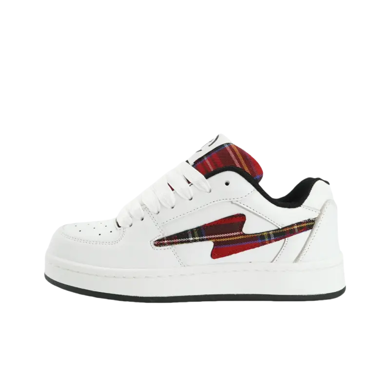 JimiXiong Низкие скейтерские кроссовки унисекс бело-красные, цвет White Red
JimiXiong Низкие скейтерские кроссовки унисекс бело-красные, цвет White Red