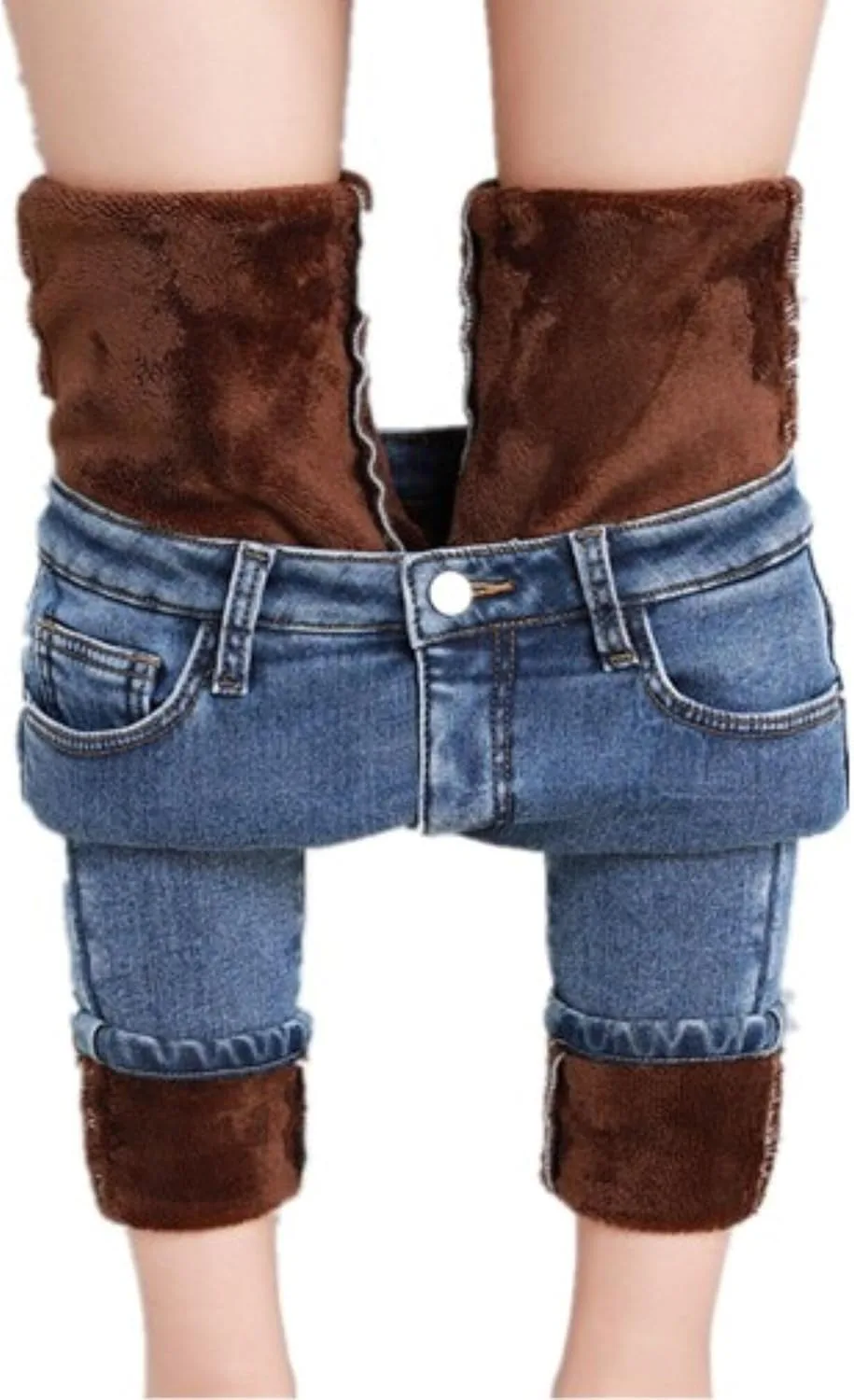 Женские джинсы с флисовой подкладкой, утепленные, скинни
Женские джинсы с флисовой подкладкой, утепленные, скинни