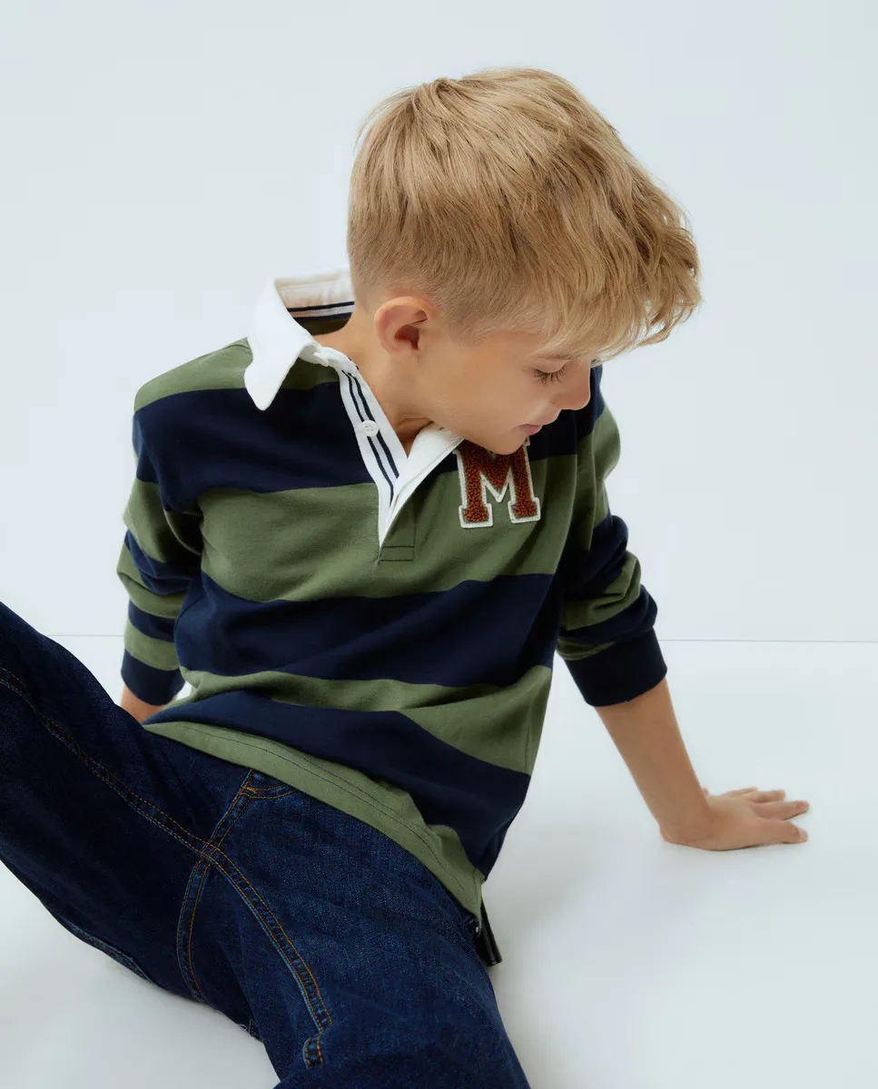 Рубашка-поло для мальчика с длинными рукавами и полосками Kids El Corte Inglés, зеленый
Рубашка-поло для мальчика с длинными рукавами и полосками Kids El Corte Inglés, зеленый