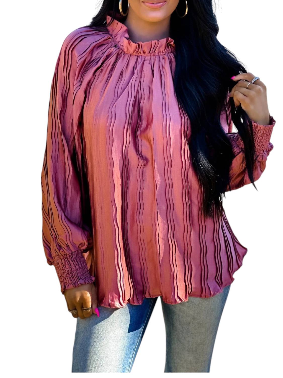 Топ с плиссированными манжетами Don’T Mean A Thing в цвете ржавчины GLAM, Rust
Топ с плиссированными манжетами Don’T Mean A Thing в цвете ржавчины GLAM, Rust