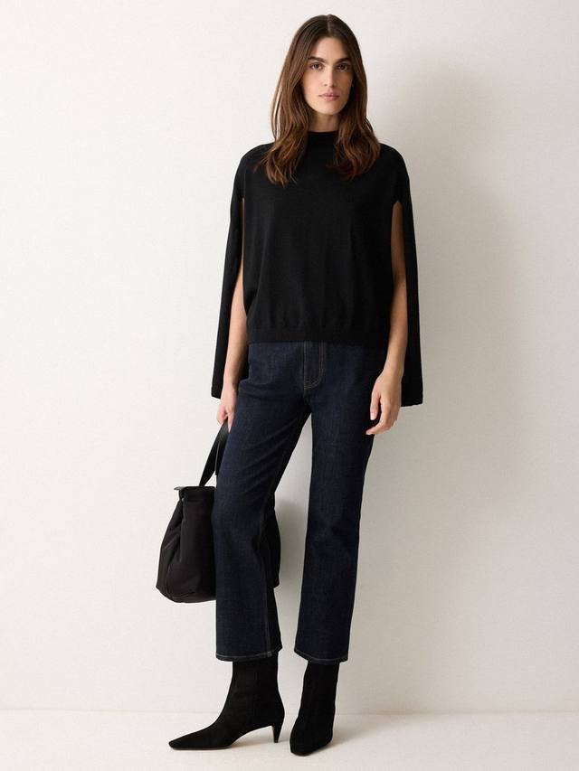 Шерстяной джемпер без рукавов с воротником-воронкой Jigsaw
Шерстяной джемпер без рукавов с воротником-воронкой Jigsaw