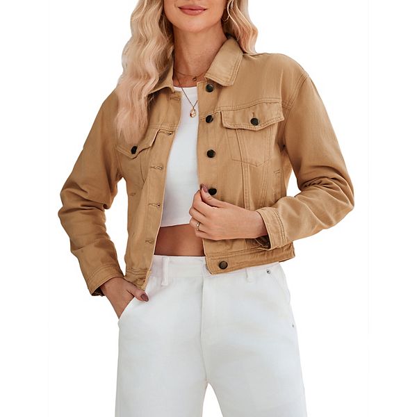 Женская укороченная куртка на пуговицах с нагрудными карманами Elitechoice, Khaki
Женская укороченная куртка на пуговицах с нагрудными карманами Elitechoice, Khaki