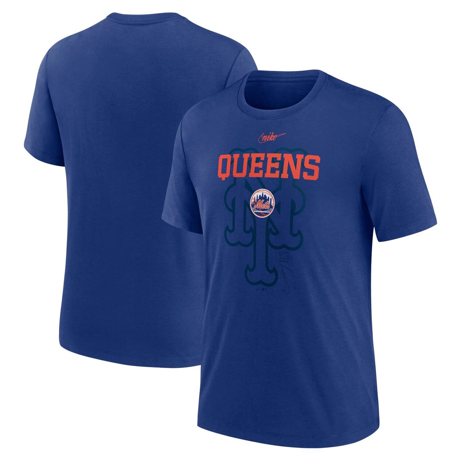 Мужская футболка Tri-Blend в стиле ретро Royal New York Mets Rewind Nike 
Мужская футболка Tri-Blend в стиле ретро Royal New York Mets Rewind Nike