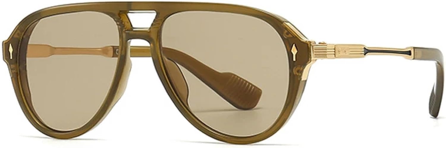 Солнцезащитные очки с защитой от УФ-излучения UV400 для женщин и мужчин | Двойные перемычки, заклепки | для занятий спортом на открытом воздухе DSVIGF, Olive Green Green
Солнцезащитные очки с защитой от УФ-излучения UV400 для женщин и мужчин | Двойные перемычки, заклепки | для занятий спортом на открытом воздухе DSVIGF, Olive Green Green