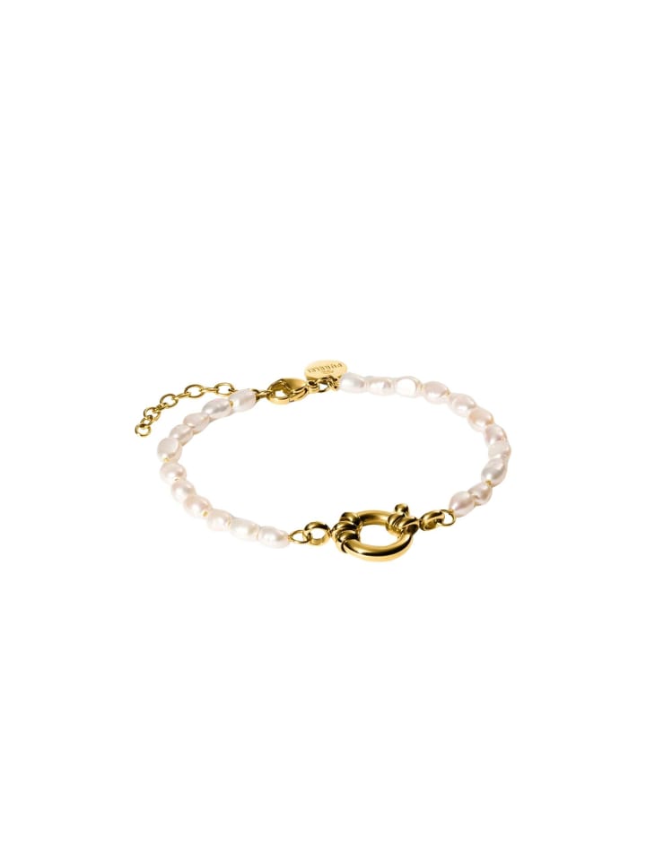 PURELEI Браслет с жемчужными подвесками в золотом исполнении
PURELEI Браслет с жемчужными подвесками в золотом исполнении