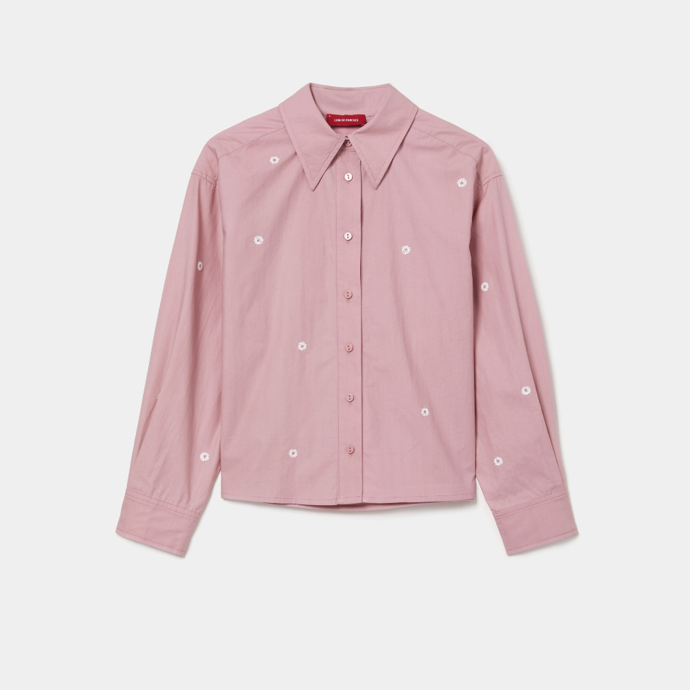 Рубашка Lion Of Porches With Flowers Embroidered In Sequins, светло-розовый
Рубашка Lion Of Porches With Flowers Embroidered In Sequins, светло-розовый