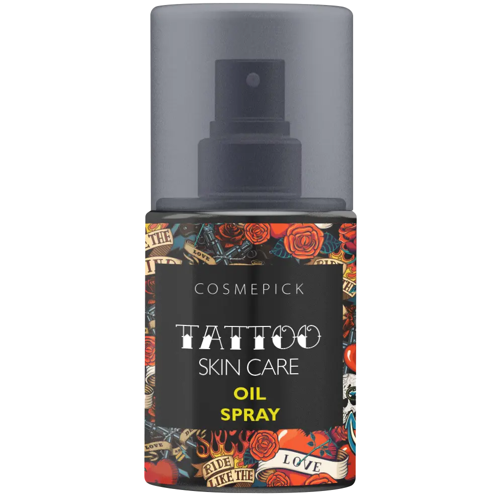 Cosmepick Tattoo масло-спрей для ухода за татуировкой, 50 мл 
Cosmepick Tattoo масло-спрей для ухода за татуировкой, 50 мл