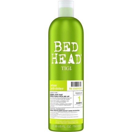 Шампунь Bed Head Urban Anti-Dotes Re-Energize, 750 мл, Tigi 
Шампунь Bed Head Urban Anti-Dotes Re-Energize, 750 мл, Tigi