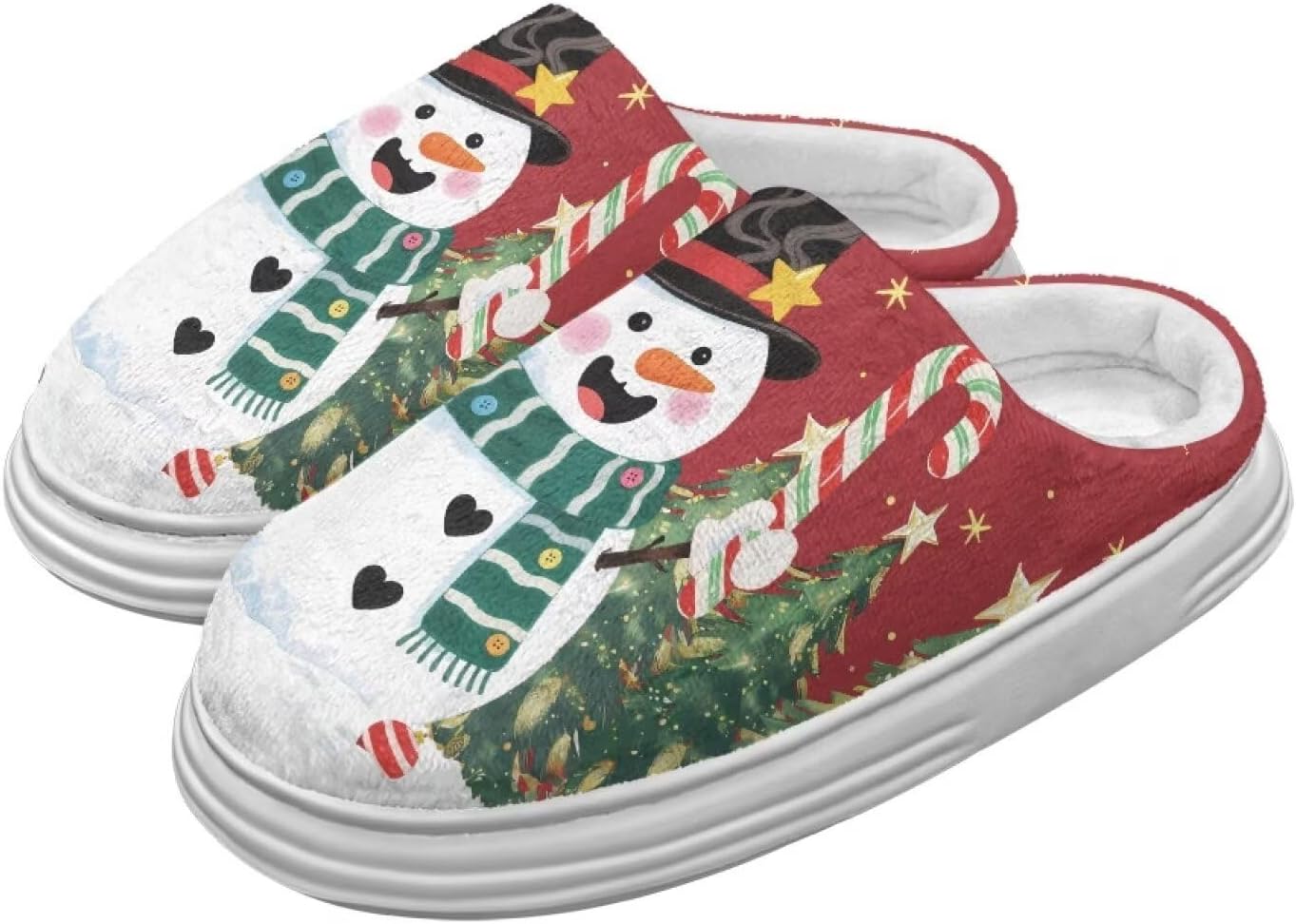 Тапочки для женщин и мужчин, зимние шлепанцы, мягкие плюшевые пушистые домашние тапочки для улицы и дома Hechitok, Christmas Snowman
Тапочки для женщин и мужчин, зимние шлепанцы, мягкие плюшевые пушистые домашние тапочки для улицы и дома Hechitok, Christmas Snowman
