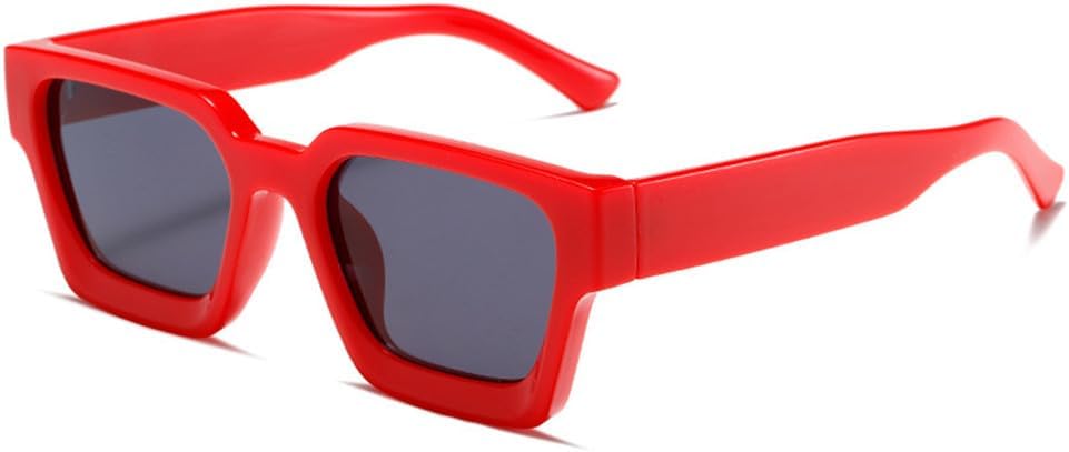 Солнцезащитные очки с защитой от УФ-излучения UV400 - Толстая оправа, металлические шарниры, градиентная расцветка, подходят для женщин и мужчин, для бега и занятий спортом на открытом воздухе UYPTK, Red Grey
Солнцезащитные очки с защитой от УФ-излучения UV400 - Толстая оправа, металлические шарниры, градиентная расцветка, подходят для женщин и мужчин, для бега и занятий спортом на открытом воздухе UYPTK, Red Grey