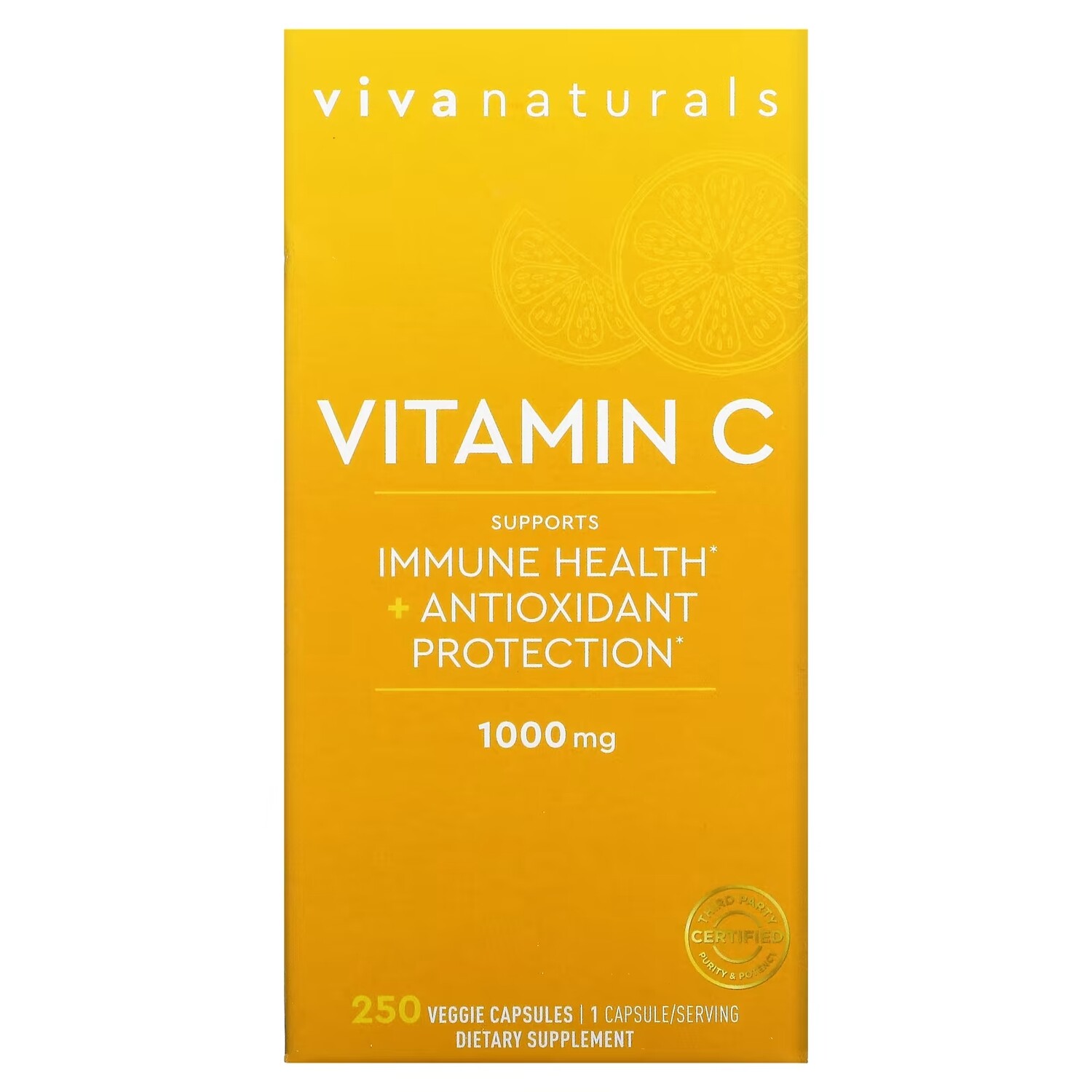 Витамин C Viva Naturals, 250 растительных капсул
Витамин C Viva Naturals, 250 растительных капсул