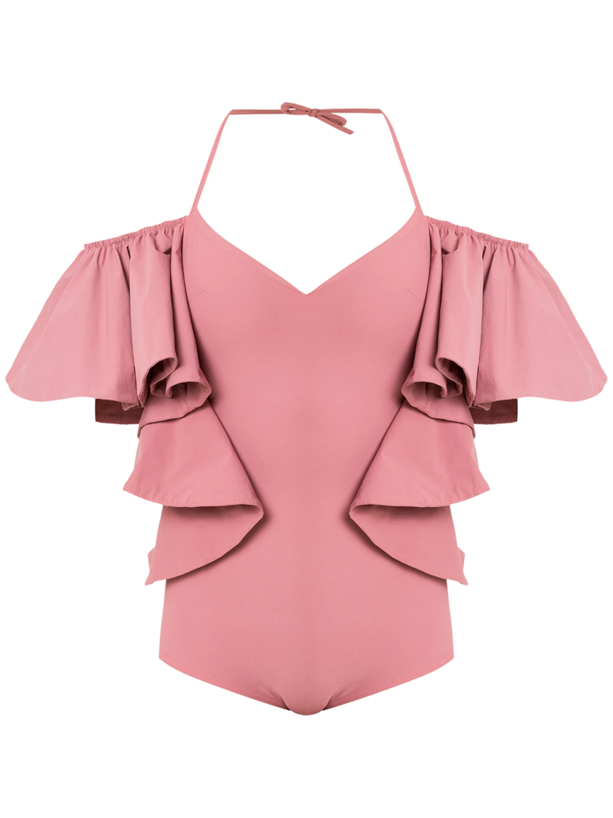 Купальник с оборками Amir Slama, нейтральный
Купальник с оборками Amir Slama, нейтральный