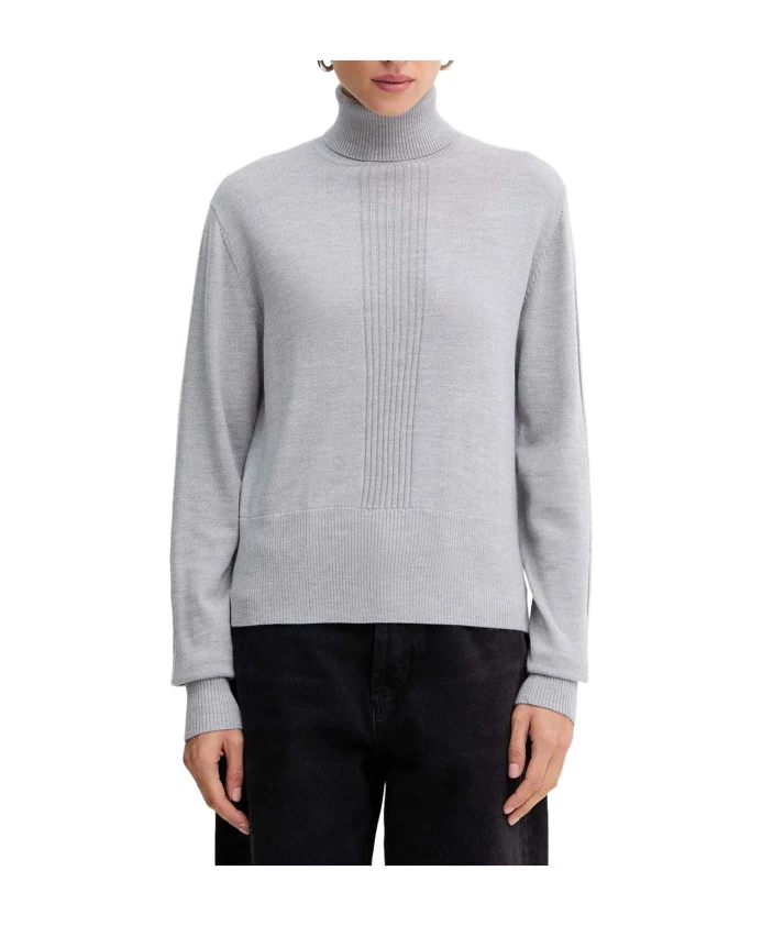 Свитер с высоким воротником Patrizia Pepe, серый
Свитер с высоким воротником Patrizia Pepe, серый