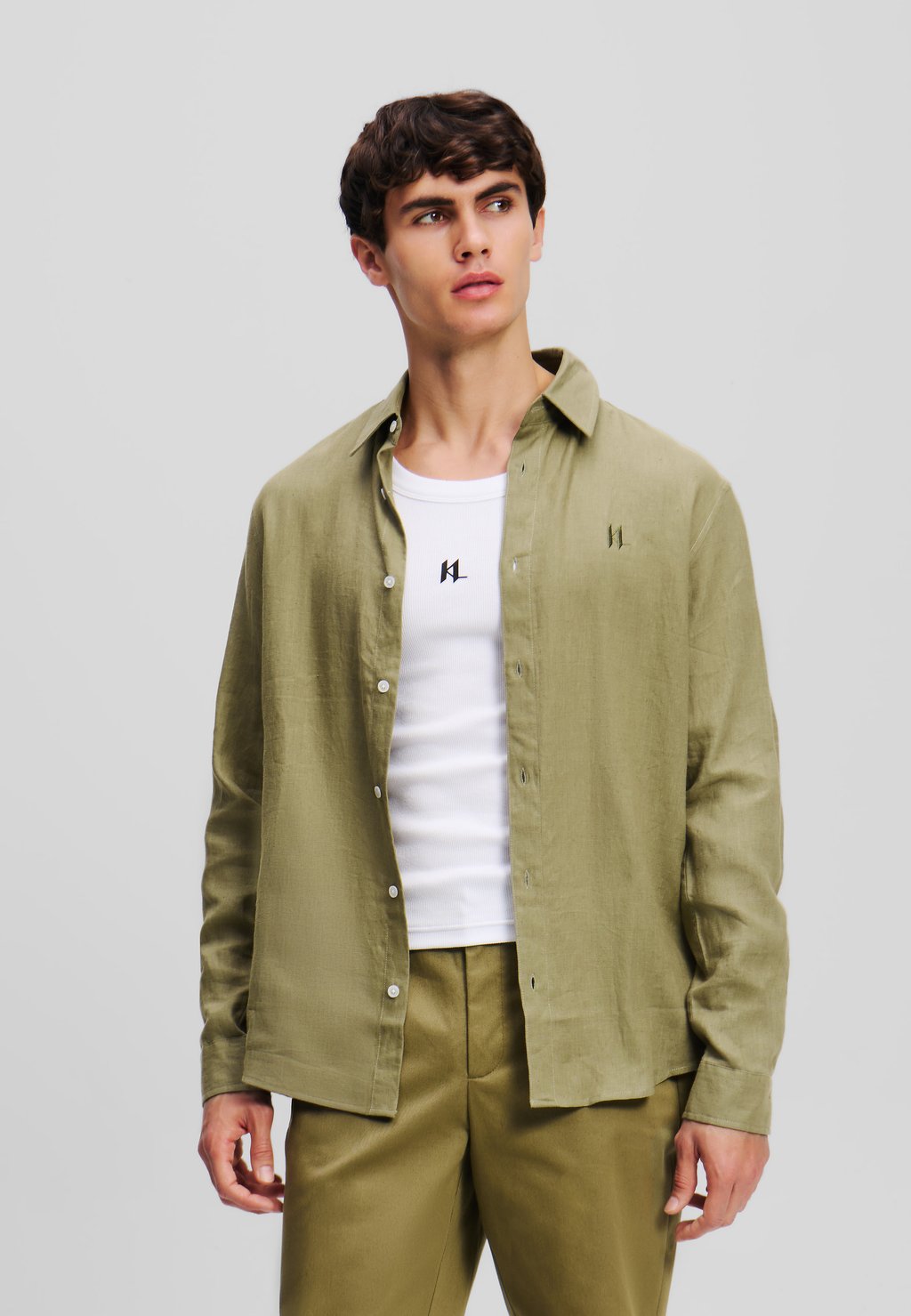 Рубашка KARL LAGERFELD, зеленый
Рубашка KARL LAGERFELD, зеленый