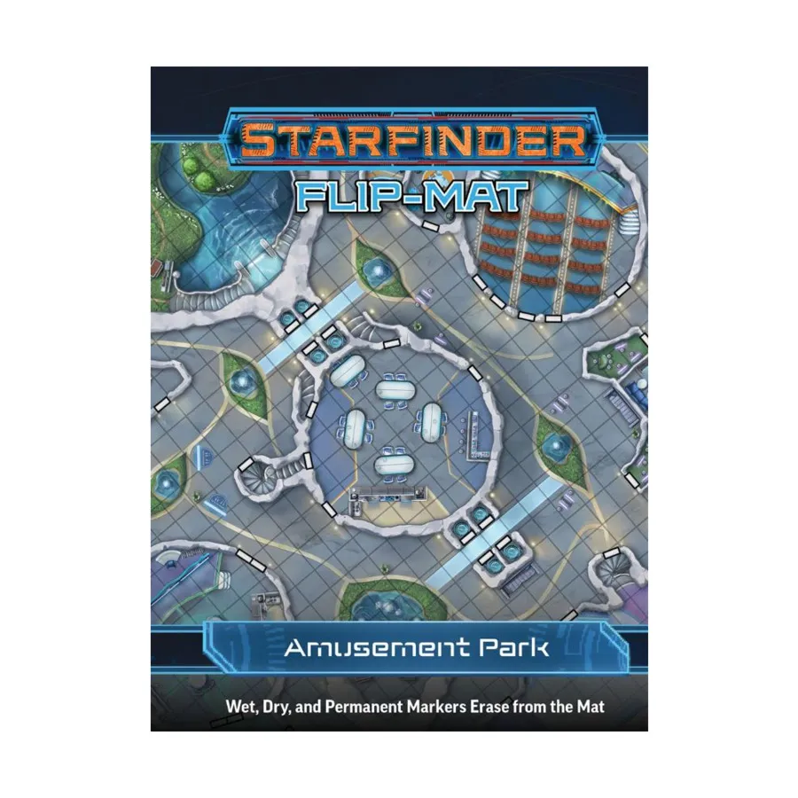 Флип-мат - парк развлечений, Starfinder Campaign Setting - Flip-Mats & Map Folios
Флип-мат - парк развлечений, Starfinder Campaign Setting - Flip-Mats & Map Folios
