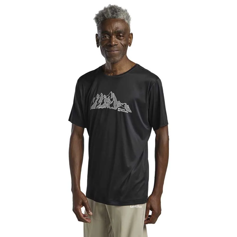 Футболка с коротким рукавом Jack Wolfskin Peak Graphic, черный
Футболка с коротким рукавом Jack Wolfskin Peak Graphic, черный