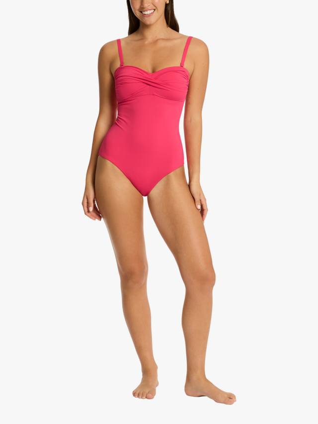 Купальник Essentials Edit Twist Bandeau Sea Level, Roseberry
Купальник Essentials Edit Twist Bandeau Sea Level, Roseberry