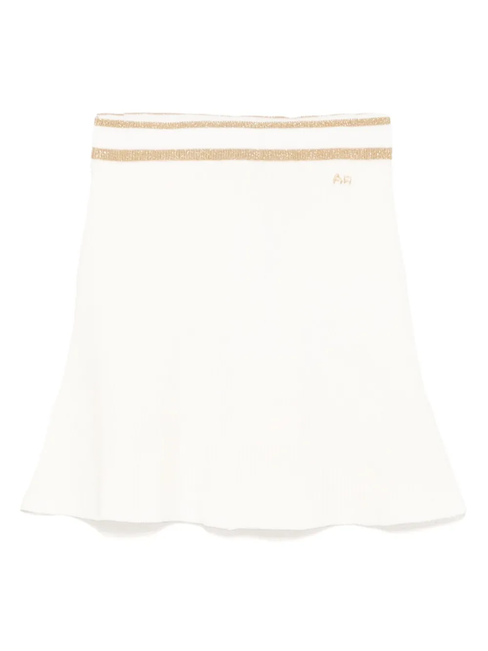 Расклешенная юбка мини в рубчик Alessandra Rich, нейтральный
Расклешенная юбка мини в рубчик Alessandra Rich, нейтральный