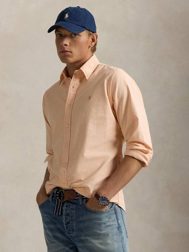 Хлопковая поло рубашка Custom Fit Oxford Ralph Lauren, Amber
Хлопковая поло рубашка Custom Fit Oxford Ralph Lauren, Amber