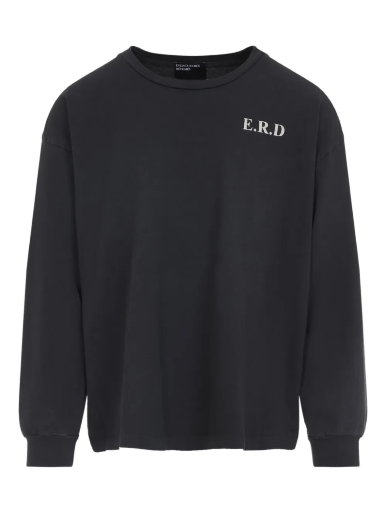 Хлопковая толстовка Enfants Riches Déprimés с логотипом, черный
Хлопковая толстовка Enfants Riches Déprimés с логотипом, черный