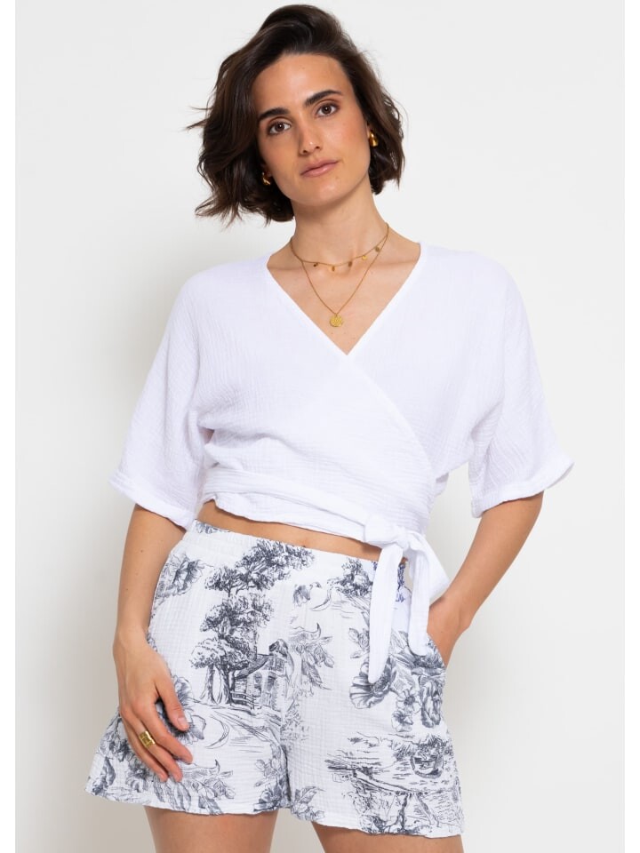 Блуза SASSYCLASSY zum Wickeln, белый
Блуза SASSYCLASSY zum Wickeln, белый