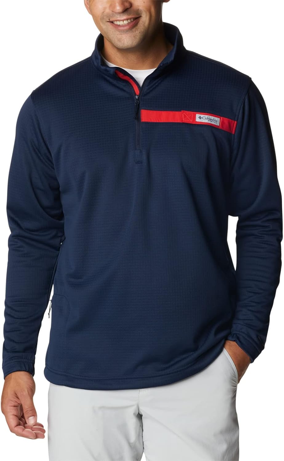 Columbia мужская куртка Skiff Guide Fleece, Collegiate Navy/Red Spark
Columbia мужская куртка Skiff Guide Fleece, Collegiate Navy/Red Spark