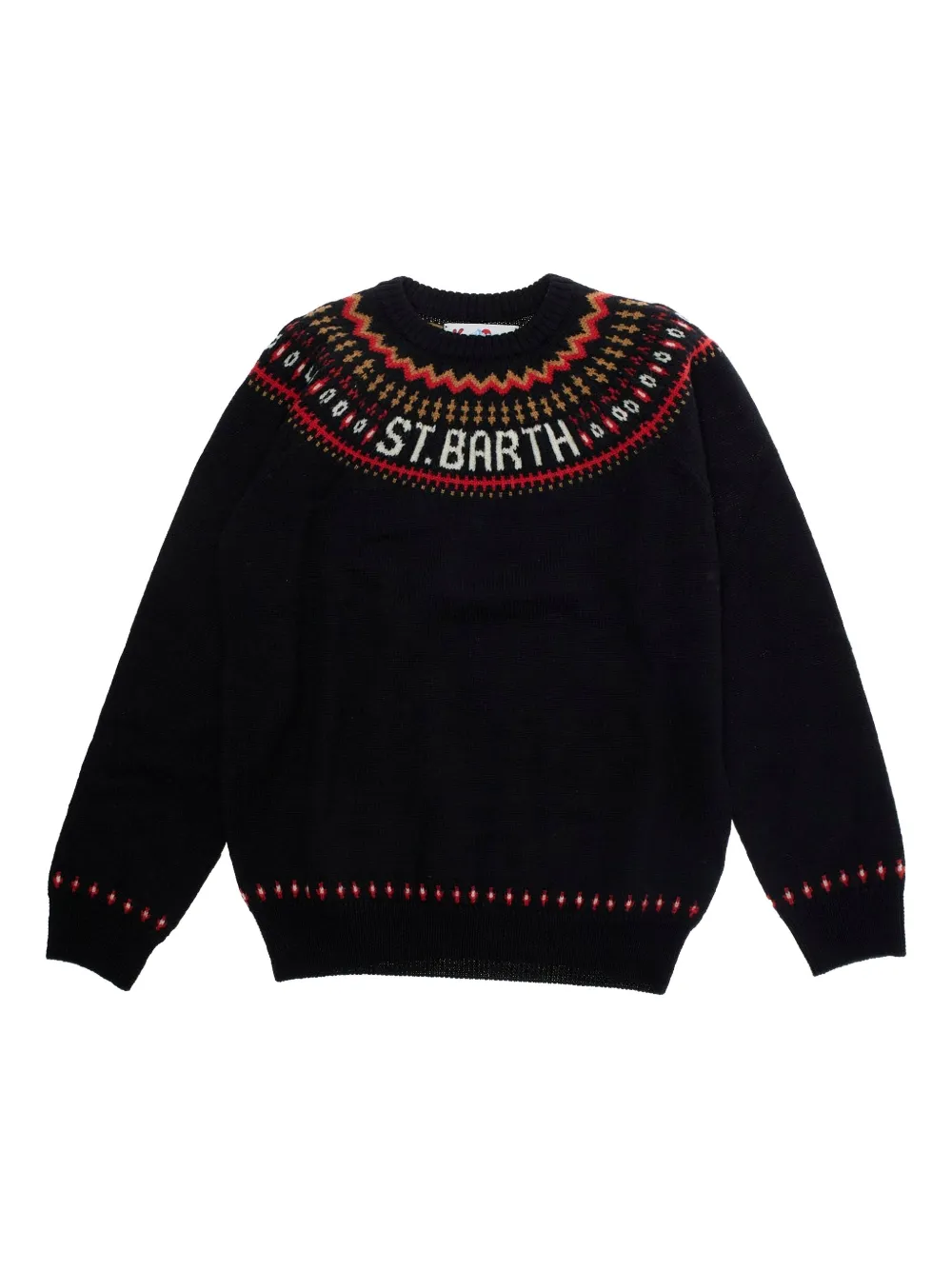 Свитер с геометричной вышивкой Mc2 Saint Barth Kids, черный
Свитер с геометричной вышивкой Mc2 Saint Barth Kids, черный
