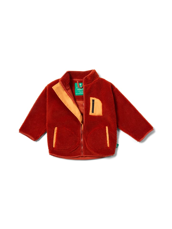 Куртка из переработанного флиса на молнии оранжевого цвета Little Green Radicals
Куртка из переработанного флиса на молнии оранжевого цвета Little Green Radicals