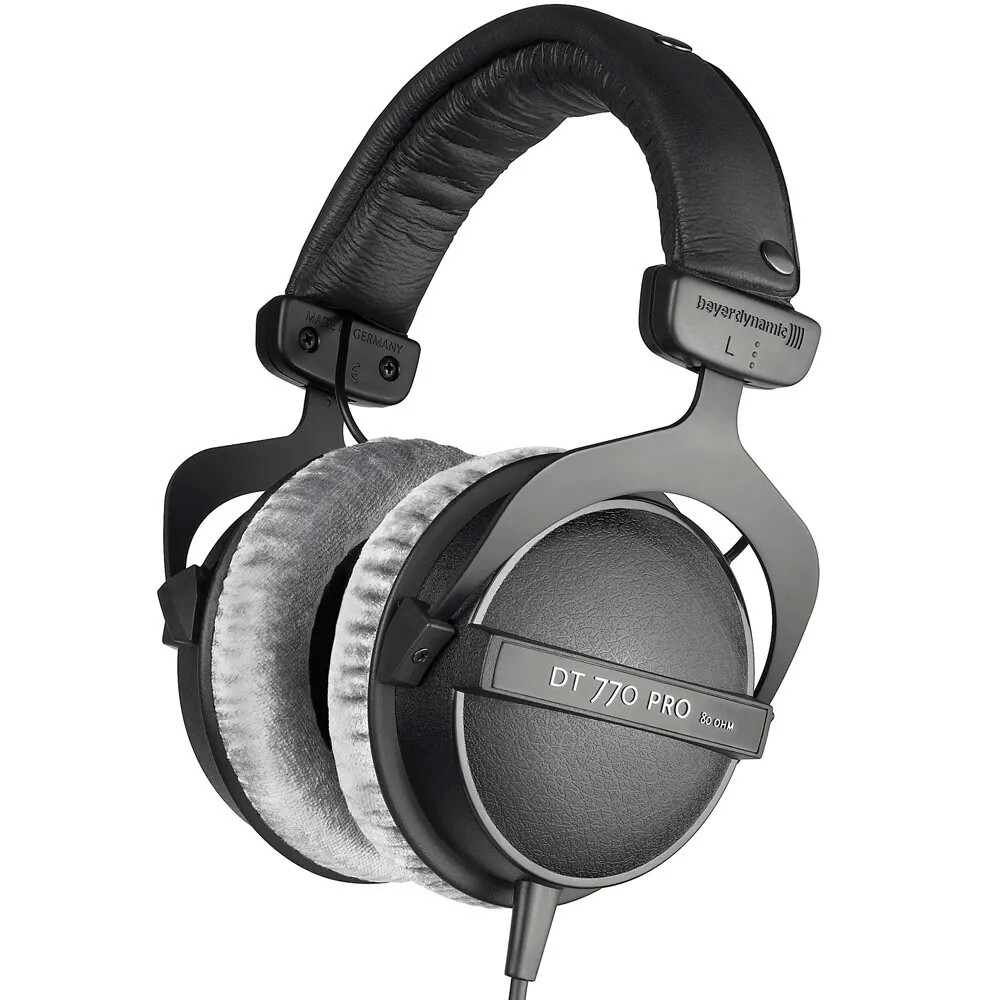 Наушники мониторные классические Beyerdynamic DT 770 PRO 80 Ohm, Черный, Наушники мониторные классические Beyerdynamic DT 770 PRO 80 Ohm
Наушники мониторные классические Beyerdynamic DT 770 PRO 80 Ohm, Черный, Наушники мониторные классические Beyerdynamic DT 770 PRO 80 Ohm