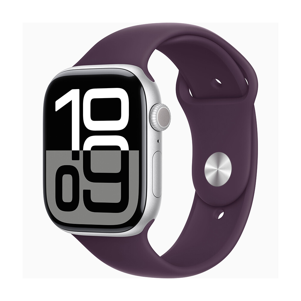 Умные часы Apple Watch Series 10 (GPS), 46 мм, Silver Aluminum Case/Plum Sport Band - S/M, Фиолетовый, Умные часы Apple Watch Series 10 (GPS), 46 мм, Silver Aluminum Case/Plum Sport Band - S/M
Умные часы Apple Watch Series 10 (GPS), 46 мм, Silver Aluminum Case/Plum Sport Band - S/M, Фиолетовый, Умные часы Apple Watch Series 10 (GPS), 46 мм, Silver Aluminum Case/Plum Sport Band - S/M